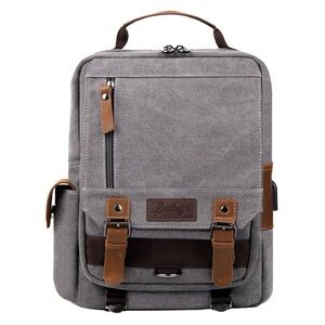 Small Backpack - Canvas Slingback convertible backpack.